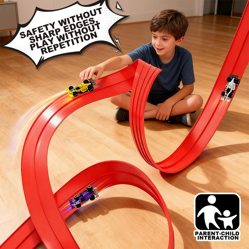 360° Racing Track Car Set