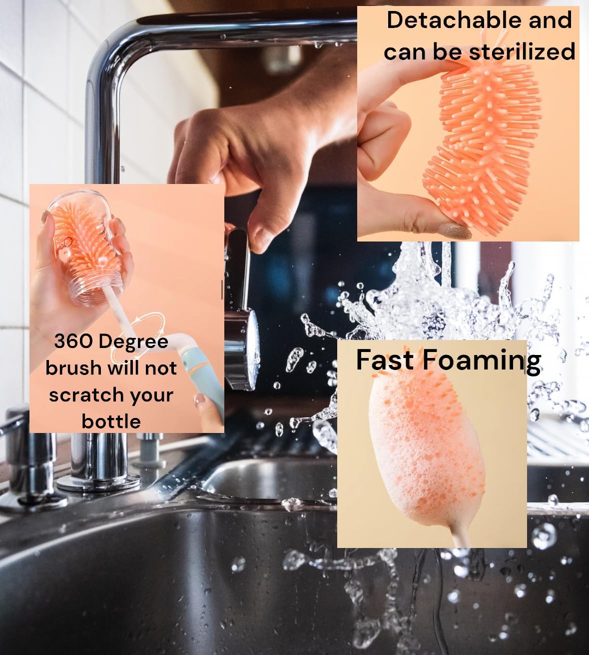 Silicone Bottle Brush