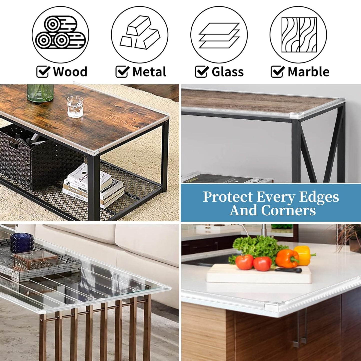 Silicone Edge strip protector