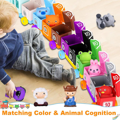 Montessori Animal Train