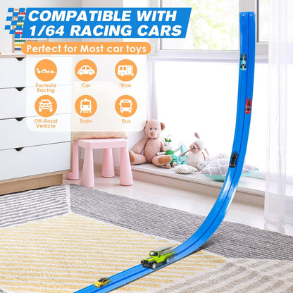360° Racing Track Car Set