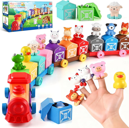 Montessori Animal Train