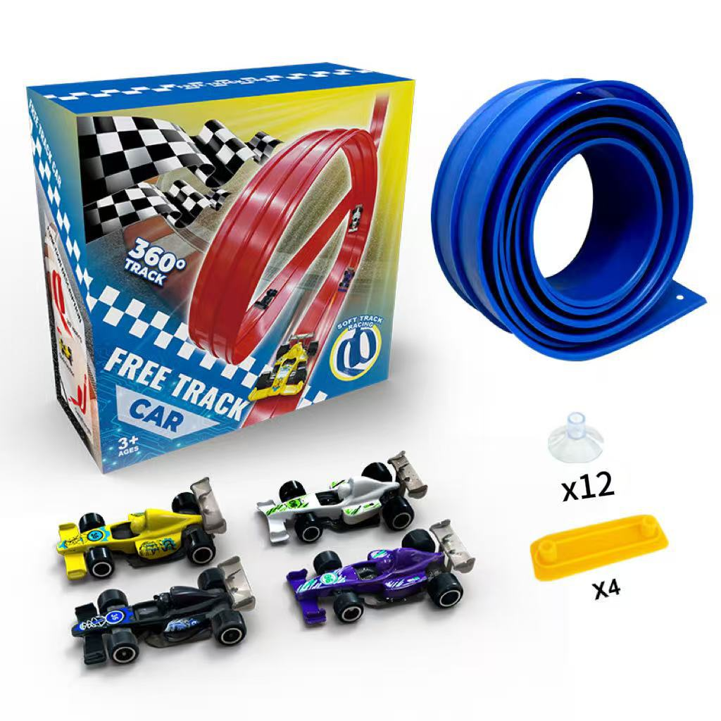360° Racing Track Car Set