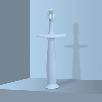 360° Silicone toothbrush with stopper