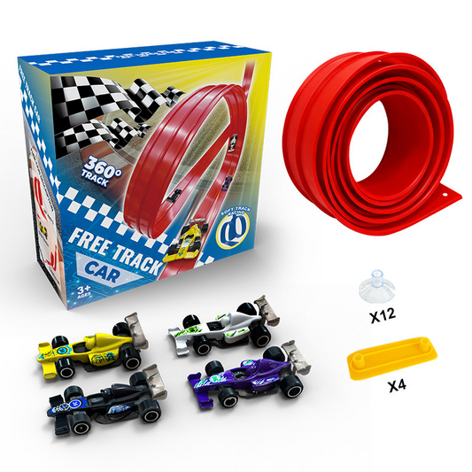 360° Racing Track Car Set