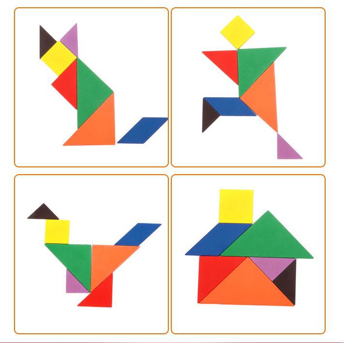 Mini Tangram puzzle