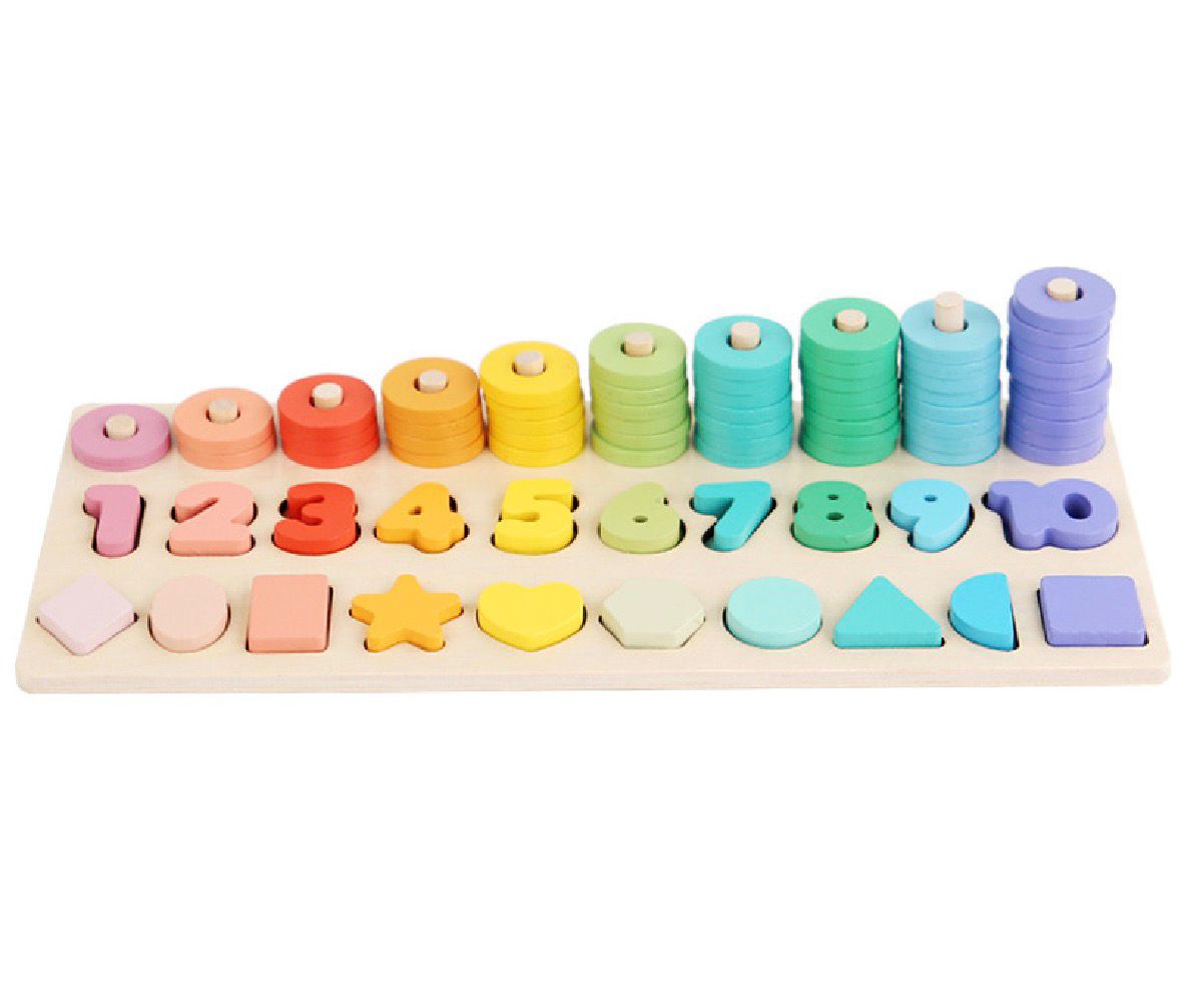 Montessori Numbers & Shapes Wooden
