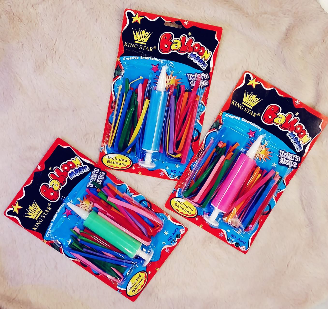 Twisting Ballons with pump
