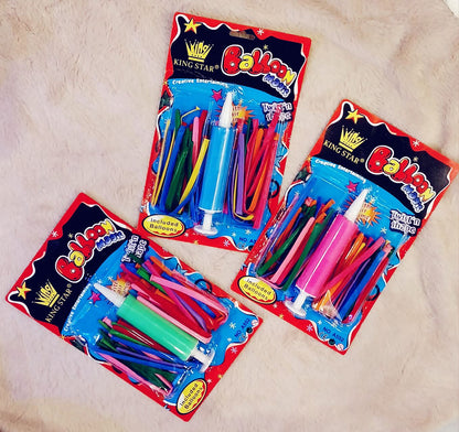 Twisting Ballons with pump
