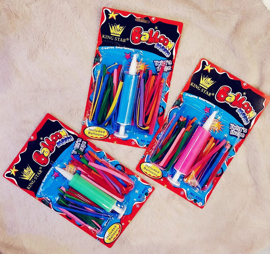 Twisting Ballons with pump
