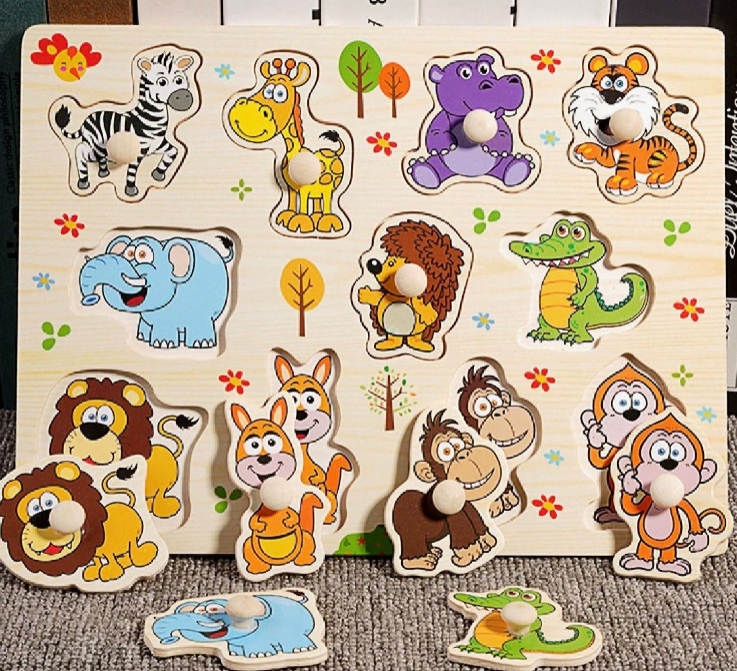 Educational Wooden Puzzles Full Pack
