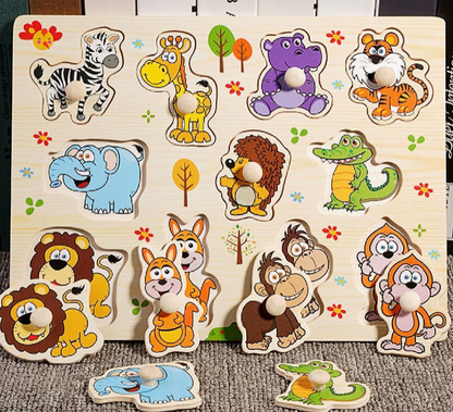 Educational Wooden Puzzles Full Pack